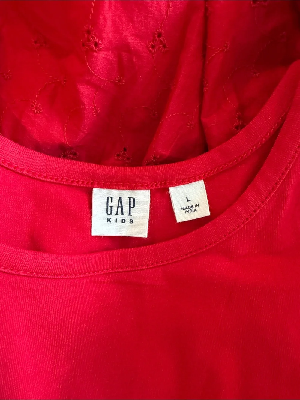 GAP Bright Red Tiered Tank Dress for Girls